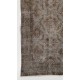Gray Color OVERDYED Handmade Vintage Turkish Rug Gray Color OVERDYED Handmade Vintage Turkish Rug