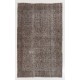 Gray Color OVERDYED Handmade Vintage Turkish Rug Gray Color OVERDYED Handmade Vintage Turkish Rug