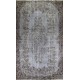 Contemporary Handmade Turkish Area Rug in Gray Color