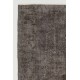 Handmade Turkish Rug in Gray Color, Modern Upcycled Wool Grey Rug