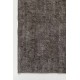 Handmade Turkish Rug in Gray Color, Modern Upcycled Wool Grey Rug
