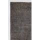 Gray Color OVERDYED Distressed Vintage Turkish Rug Gray Color OVERDYED Distressed Vintage Turkish Rug