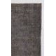 Gray Color OVERDYED Distressed Vintage Turkish Rug Gray Color OVERDYED Distressed Vintage Turkish Rug