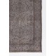 Handmade Turkish Rug in Gray Color, Modern Upcycled Wool Grey Rug