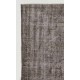 Gray Color OVERDYED Handmade Vintage Turkish Rug Gray Color OVERDYED Handmade Vintage Turkish Rug