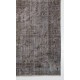 Gray Color OVERDYED Handmade Vintage Turkish Rug Gray Color OVERDYED Handmade Vintage Turkish Rug