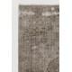 Handmade Turkish Rug in Gray Color, Modern Upcycled Wool Grey Rug