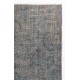 Gray Color OVERDYED Handmade Vintage Turkish Rug for Modern Interiors Gray Color OVERDYED Handmade Vintage Turkish Rug for Modern Interiors
