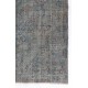 Gray Color OVERDYED Handmade Vintage Turkish Rug for Modern Interiors