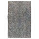 Gray Color OVERDYED Handmade Vintage Turkish Rug for Modern Interiors Gray Color OVERDYED Handmade Vintage Turkish Rug for Modern Interiors