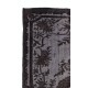 Gray Color OVERDYED Handmade Vintage Turkish Rug Gray Color OVERDYED Handmade Vintage Turkish Rug