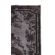 Gray Color OVERDYED Handmade Vintage Turkish Rug Gray Color OVERDYED Handmade Vintage Turkish Rug