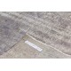 Gray Color Overdyed Distressed Vintage Turkish Rug