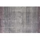 Gray Color Overdyed Distressed Vintage Turkish Rug