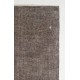 Gray Color OVERDYED Handmade Vintage Turkish Rug Gray Color OVERDYED Handmade Vintage Turkish Rug
