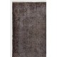 Gray Color OVERDYED Handmade Vintage Turkish Rug