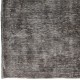 Distressed Vintage Handmade Turkish Rug Over-dyed in Gray Colors