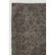 Upcycled Handmade Turkish Area Rug. Modern Gray Overdyed Wool Carpet