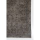 Upcycled Handmade Turkish Area Rug. Modern Gray Overdyed Wool Carpet