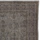 Contemporary Handmade Turkish Area Rug in Gray Color
