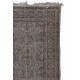 Gray Color OVERDYED Handmade Vintage Turkish Rug