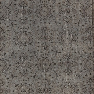 Contemporary Handmade Turkish Area Rug in Gray Color