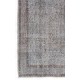 Gray Color OVERDYED Handmade Vintage Turkish Rug. Great 4 Modern Interiors