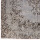 Contemporary Handmade Turkish Area Rug in Gray Color