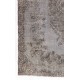 Gray Color OVERDYED Handmade Vintage Turkish Rug. Great 4 Modern Interiors