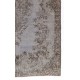 Contemporary Handmade Turkish Area Rug in Gray Color