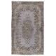 Gray Color OVERDYED Handmade Vintage Turkish Rug. Great 4 Modern Interiors