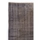 Contemporary Handmade Turkish Area Rug in Gray Color