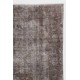 Contemporary Handmade Turkish Area Rug in Gray Color
