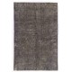 Contemporary Handmade Turkish Area Rug in Gray Color