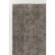 Modern Wool Area Rug Overdyed in Gray, Hand-knotted in Turkey