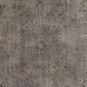 Modern Wool Area Rug Overdyed in Gray, Hand-knotted in Turkey