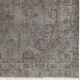 Modern Wool Area Rug Overdyed in Gray, Hand-knotted in Turkey