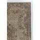 Hand-Knotted Vintage Anatolian Wool Area Rug in Taupe and Beige