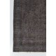 Gray Color OVERDYED Handmade Vintage Turkish Rug