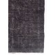 Vintage Handmade Turkish Area Rug Over-dyed in Charcoal Gray for Modern Interiors Vintage Handmade Turkish Area Rug Over-dyed in Charcoal Gray for Modern Interiors