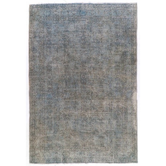 Gray Color OVERDYED Vintage Handmade Turkish Area Rug Gray Color OVERDYED Vintage Handmade Turkish Area Rug