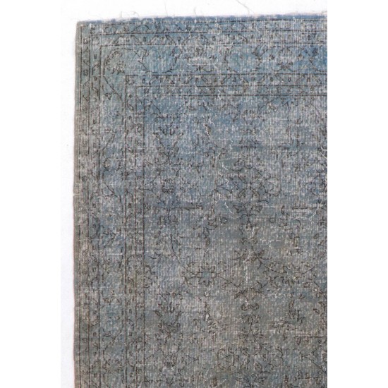 Gray Color OVERDYED Vintage Handmade Turkish Area Rug Gray Color OVERDYED Vintage Handmade Turkish Area Rug