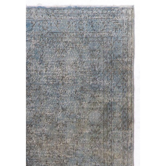 Gray Color OVERDYED Vintage Handmade Turkish Area Rug Gray Color OVERDYED Vintage Handmade Turkish Area Rug