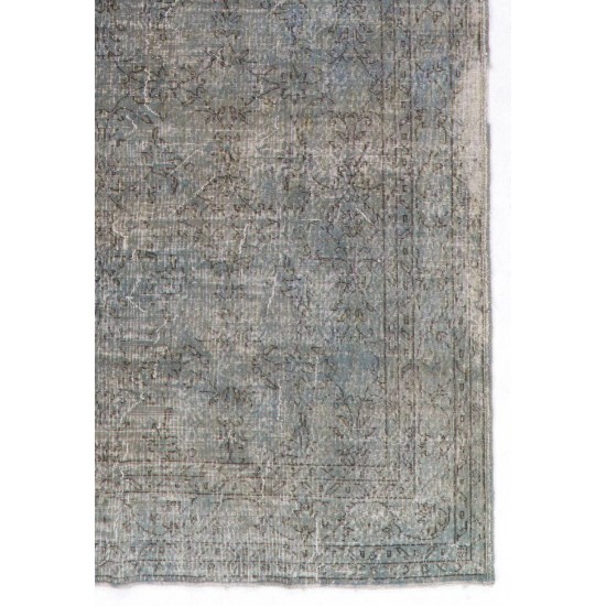 Gray Color OVERDYED Vintage Handmade Turkish Area Rug Gray Color OVERDYED Vintage Handmade Turkish Area Rug