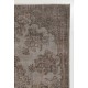 Gray Color OVERDYED Handmade Vintage Turkish Rug Gray Color OVERDYED Handmade Vintage Turkish Rug