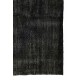 Abstract, Distressed Vintage Rug Overdyed in Charcoal Gray Color Abstract, Distressed Vintage Rug Overdyed in Charcoal Gray Color