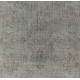Gray Color Overdyed Handmade Vintage Turkish Rug