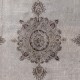 Vintage Handmade Turkish Rug Over-Dyed in Gray, Great for Modern Interiors