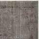 Contemporary Handmade Turkish Area Rug in Gray Color