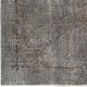 Contemporary Handmade Turkish Area Rug in Gray Color